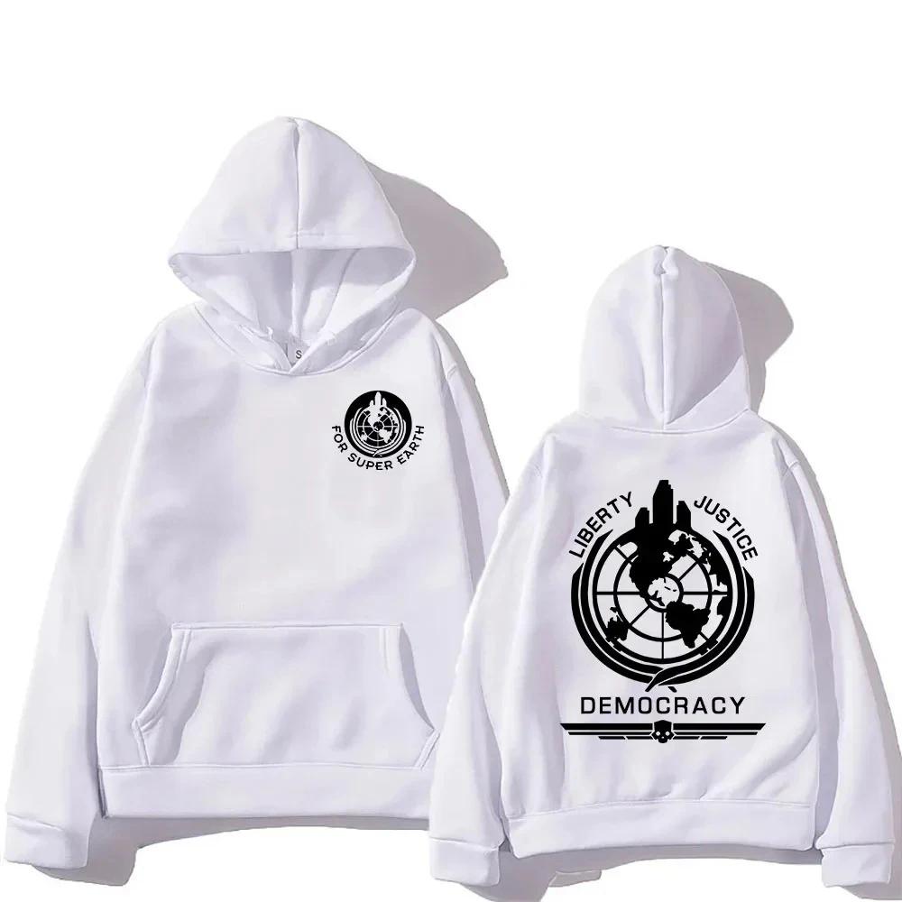 Fun game Hell Diver printed hoodie, casual sports sweatshirt, warm and comfortable pullover, autumn and winter coat 3XL
Fun game Hell Diver printed hoodie, casual sports sweatshirt, warm and comfortable pullover, autumn and winter coat 3XL