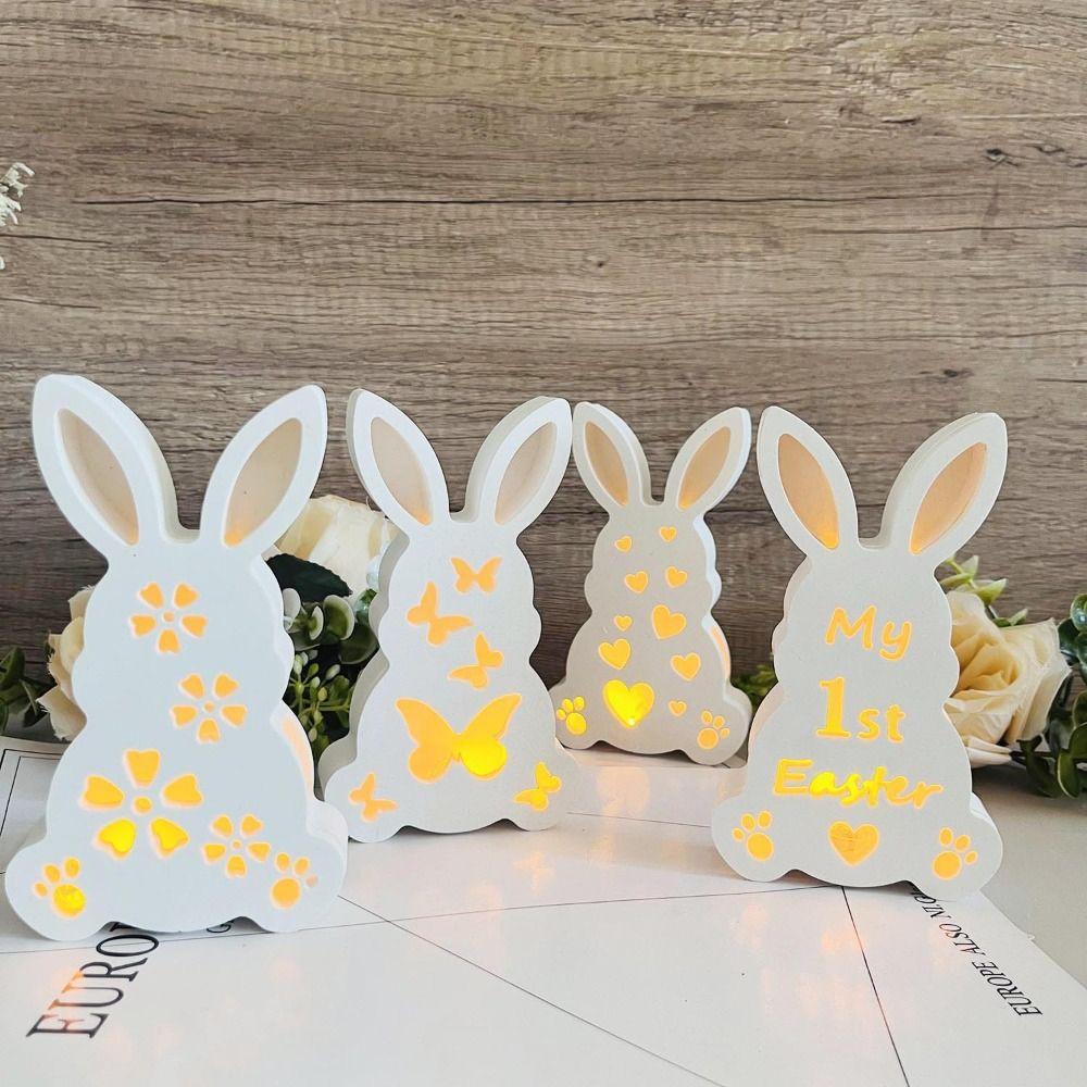 Hollow Easter Rabbit Light Silicone Mold Cute Rabbit Lamp Box Mold Festive Home Decor Style 3
Hollow Easter Rabbit Light Silicone Mold Cute Rabbit Lamp Box Mold Festive Home Decor Style 3