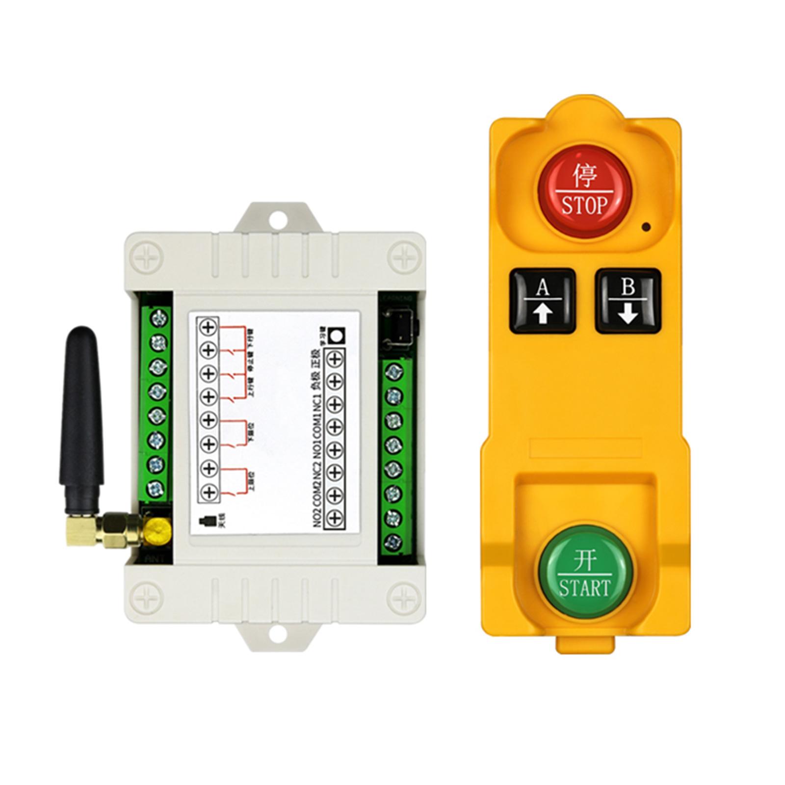 Wireless Remote Switch 2-channel Remote Controller Switch with Limit Push Rod 315/433Mhz Transmitter for Lamp Fans
Wireless Remote Switch 2-channel Remote Controller Switch with Limit Push Rod 315/433Mhz Transmitter for Lamp Fans