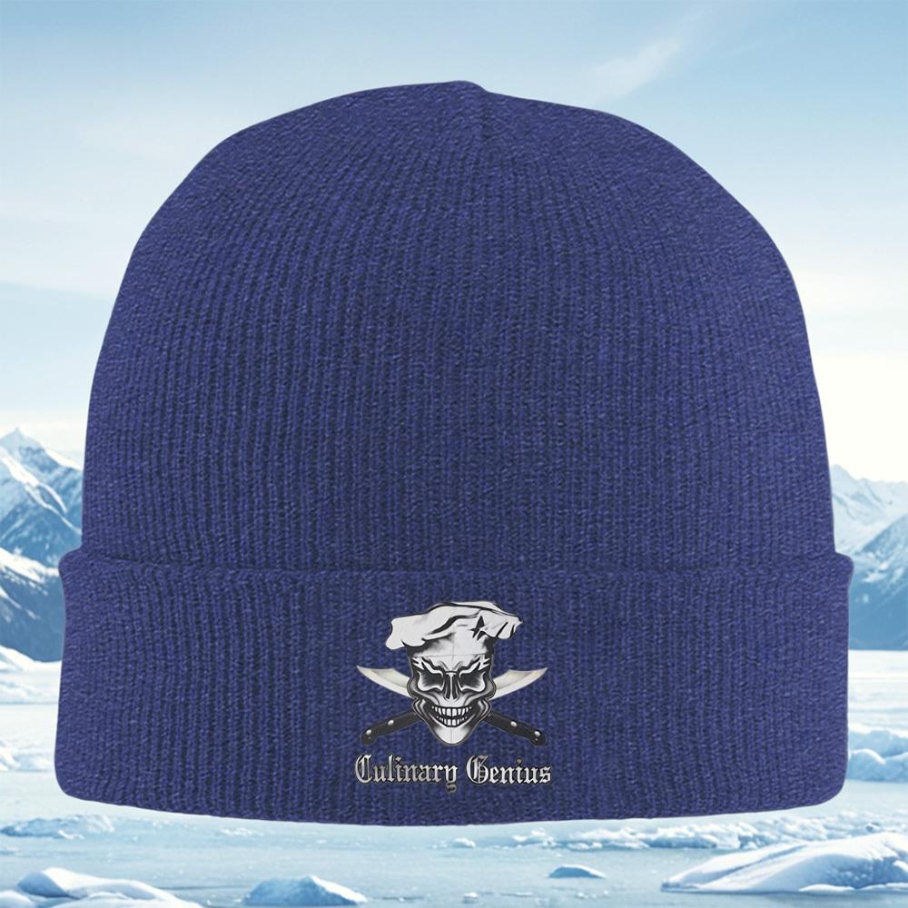 Skull chef knives culinary genius logo Men Women Unisex Knitted Hat Beanie Pullover Cap Winter Thermal Warm Christmas Outdoor Cy
Skull chef knives culinary genius logo Men Women Unisex Knitted Hat Beanie Pullover Cap Winter Thermal Warm Christmas Outdoor Cy