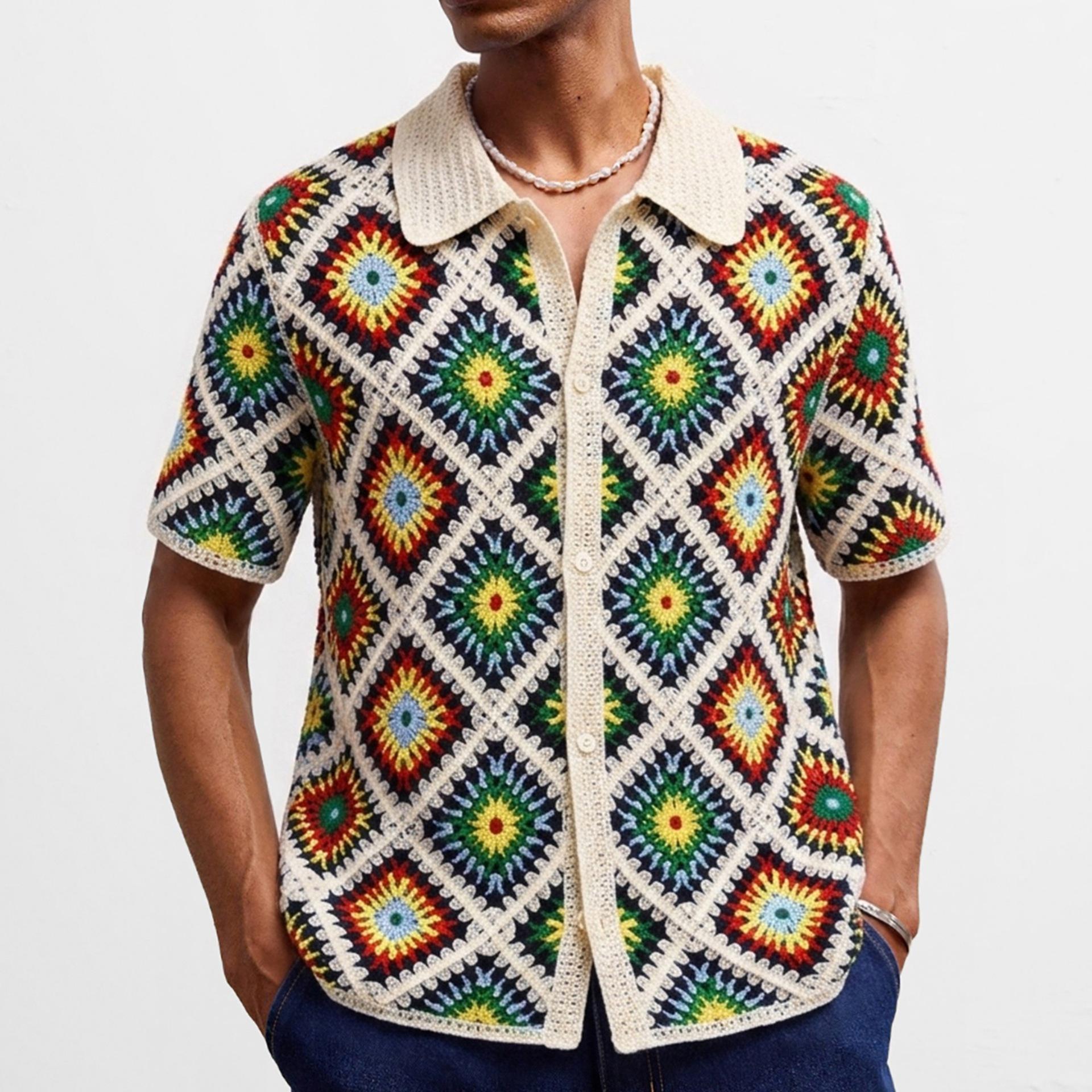 Men s Casual Button Down Shirt Vintage Knitted Golf Beach Collared Shirts Tops Crochet Hollow Out Summer Vacation Top Knit Short Sleeve Shirt for Men M хаки
Men s Casual Button Down Shirt Vintage Knitted Golf Beach Collared Shirts Tops Crochet Hollow Out Summer Vacation Top Knit Short Sleeve Shirt for Men M хаки