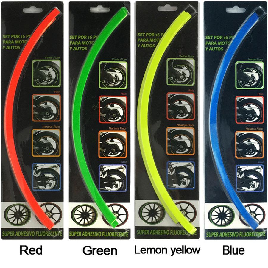 Reflective Wheel Rim Stickers for 17-19 inch Motorcycles & Cars
Reflective Wheel Rim Stickers for 17-19 inch Motorcycles & Cars