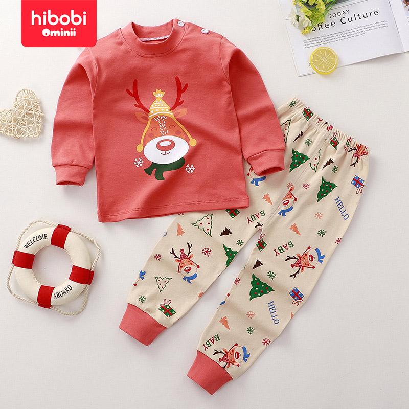 Hibobi хлопковые пижамы с рождественскими рисунками для маленьких мальчиков и штаны 9-12 M красный
Hibobi хлопковые пижамы с рождественскими рисунками для маленьких мальчиков и штаны 9-12 M красный