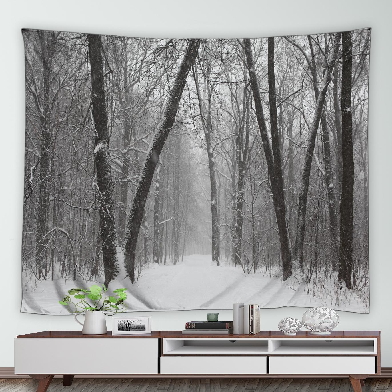Зимний лес, снежный принт, гобелен с узором, домашняя спальня, гостиная, декор стен общежития, тканевый гобелен 100x75cm
Зимний лес, снежный принт, гобелен с узором, домашняя спальня, гостиная, декор стен общежития, тканевый гобелен 100x75cm
