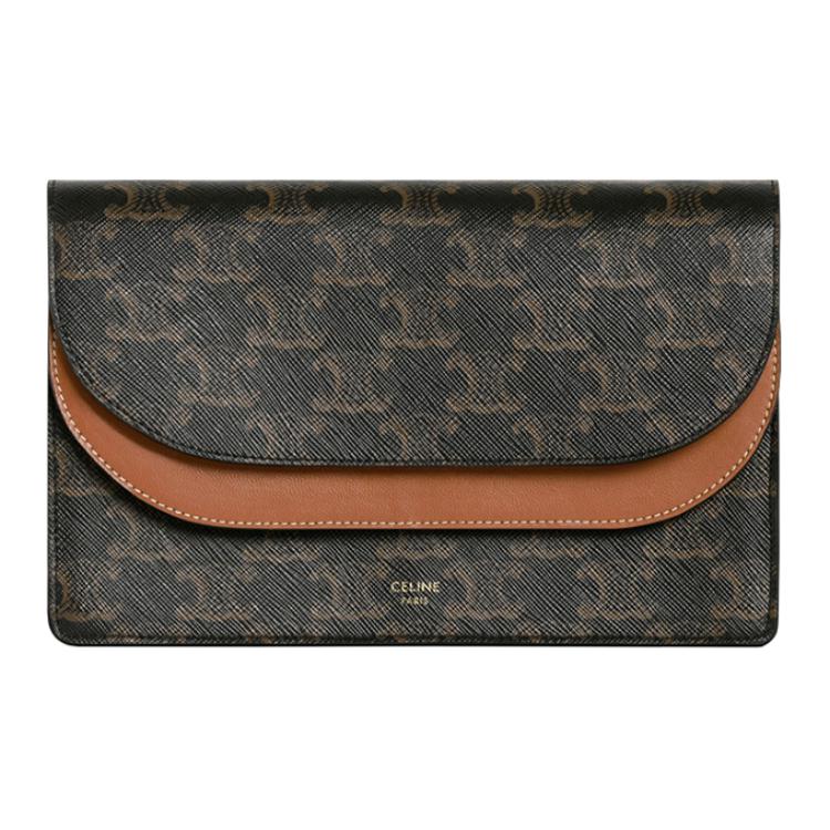 Celine Triomphe Classic Monogram Print Adjustable Shoulder Strap Coated Canvas With Lambskin Trim Wallet Crossbody Bag Women Bags Brown 10D852CG9-04LU Basic Set (Bag+Dust Bag)
Celine Triomphe Classic Monogram Print Adjustable Shoulder Strap Coated Canvas With Lambskin Trim Wallet Crossbody Bag Women Bags Brown 10D852CG9-04LU Basic Set (Bag+Dust Bag)