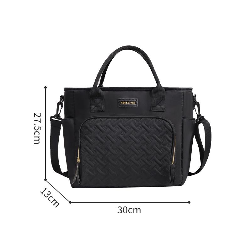 Портативная сумка для ланча, сумка-холодильник для еды, термобокс, водонепроницаемый офисный ланч-бокс с плечевым ремнем, изолированный чехол