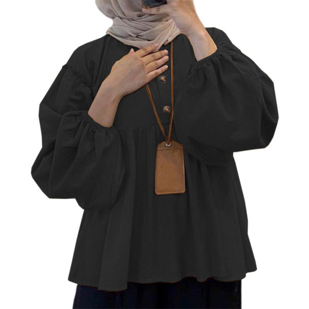 Свободные женские футболки с оборками, пуловеры больших размеров, однотонные рубашки для офиса чёрный
Свободные женские футболки с оборками, пуловеры больших размеров, однотонные рубашки для офиса чёрный