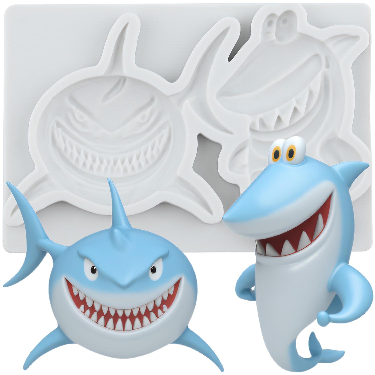 Ocean Shark Silicone Molds Shark Fondant Mold Cake Decorating Tools Cupcake Topper Candy Chocolate Gumpaste Mold серый
Ocean Shark Silicone Molds Shark Fondant Mold Cake Decorating Tools Cupcake Topper Candy Chocolate Gumpaste Mold серый