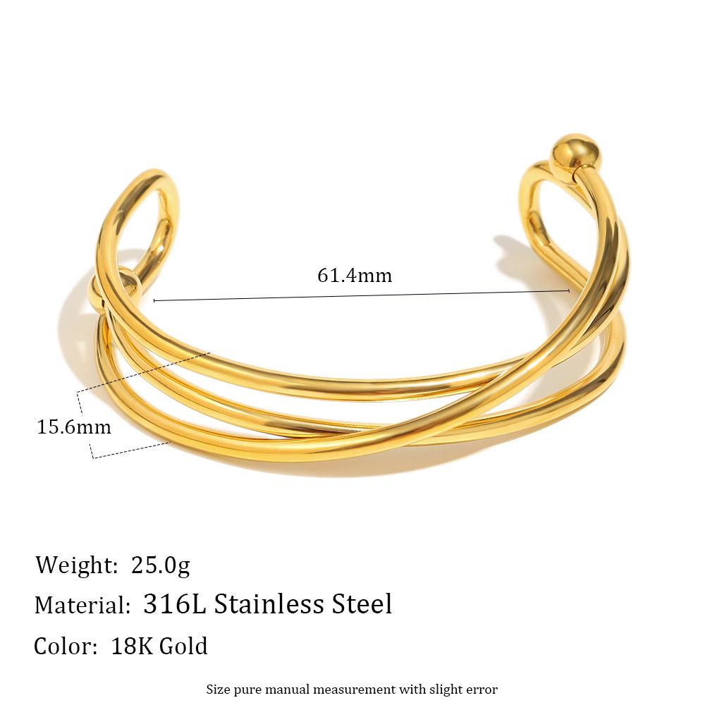 MamacitaSlay 316L Stainless Steel Double Color Cross Open Bangles Party Waterproof 18K Gold Plated Jewelry Women s Charm Jewelry золотий
MamacitaSlay 316L Stainless Steel Double Color Cross Open Bangles Party Waterproof 18K Gold Plated Jewelry Women s Charm Jewelry золотий