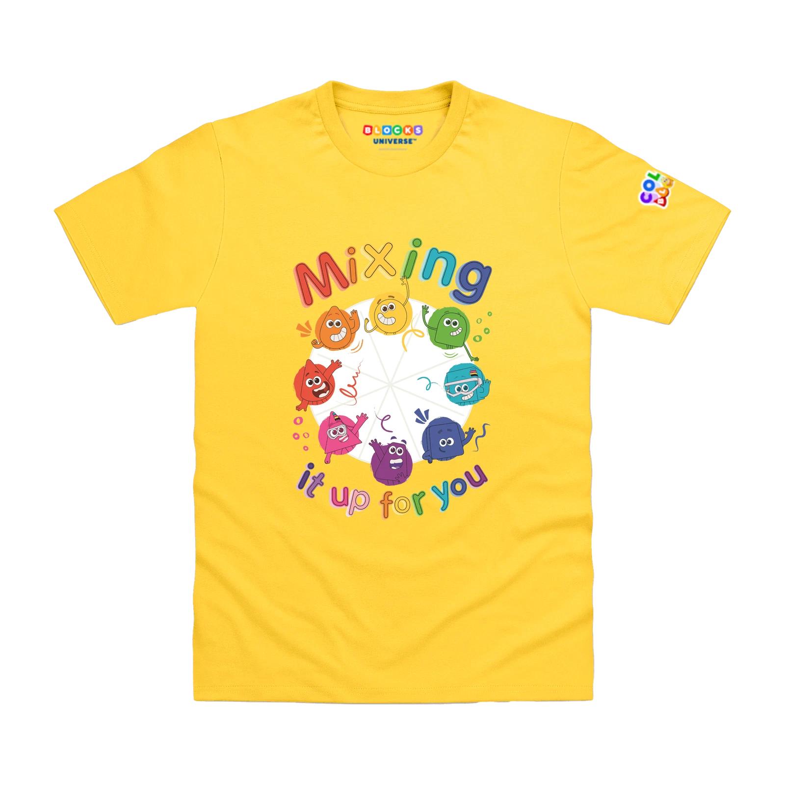 Officially Licensed Colourblocks Mixing It Up For You Kids T-Shirt 120
Officially Licensed Colourblocks Mixing It Up For You Kids T-Shirt 120
