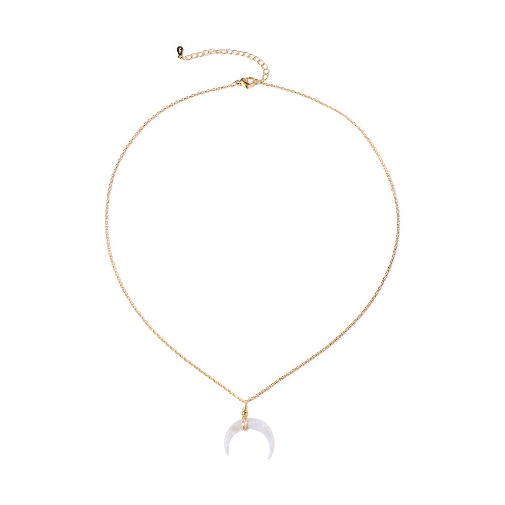All-match Women Jewelry Accessories Crescent Moon Necklace TV Drama Same Style Fritillaria Necklace
All-match Women Jewelry Accessories Crescent Moon Necklace TV Drama Same Style Fritillaria Necklace