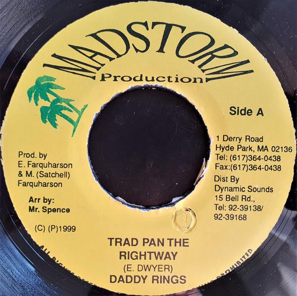 7inch Record DADDY RINGS REBELUS Trad Pon The Right Way Raggamuffi NONE Madstorm Produc 1999 Jamaica Reggae Ska Dub Used
7inch Record DADDY RINGS REBELUS Trad Pon The Right Way Raggamuffi NONE Madstorm Produc 1999 Jamaica Reggae Ska Dub Used