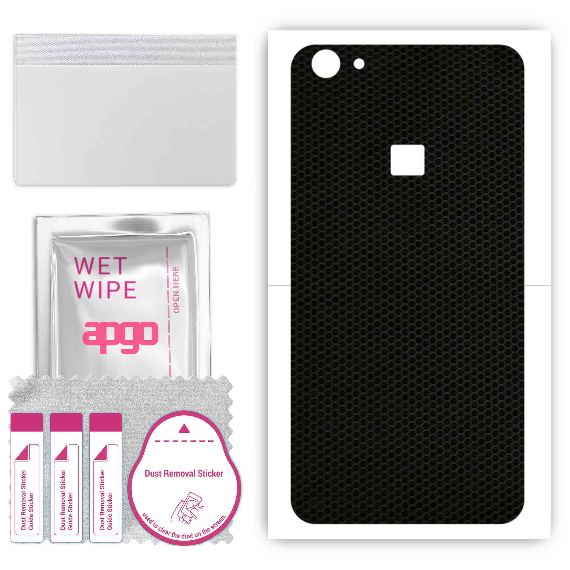 apgo Protective Skin Sticker for the back compatible with vivo X6S Plus, Wrap Film, Foil, Vinyl - Pattern Matrix
apgo Protective Skin Sticker for the back compatible with vivo X6S Plus, Wrap Film, Foil, Vinyl - Pattern Matrix