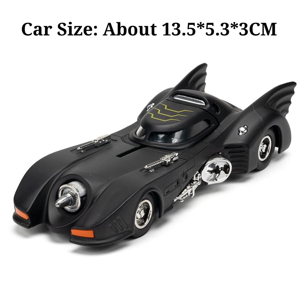 1:38 Scale Batmobile Car Model Toy Doors Opened Sound Light Cars Pull Back Rubber Tires Models for Boys Hobby Collections
1:38 Scale Batmobile Car Model Toy Doors Opened Sound Light Cars Pull Back Rubber Tires Models for Boys Hobby Collections