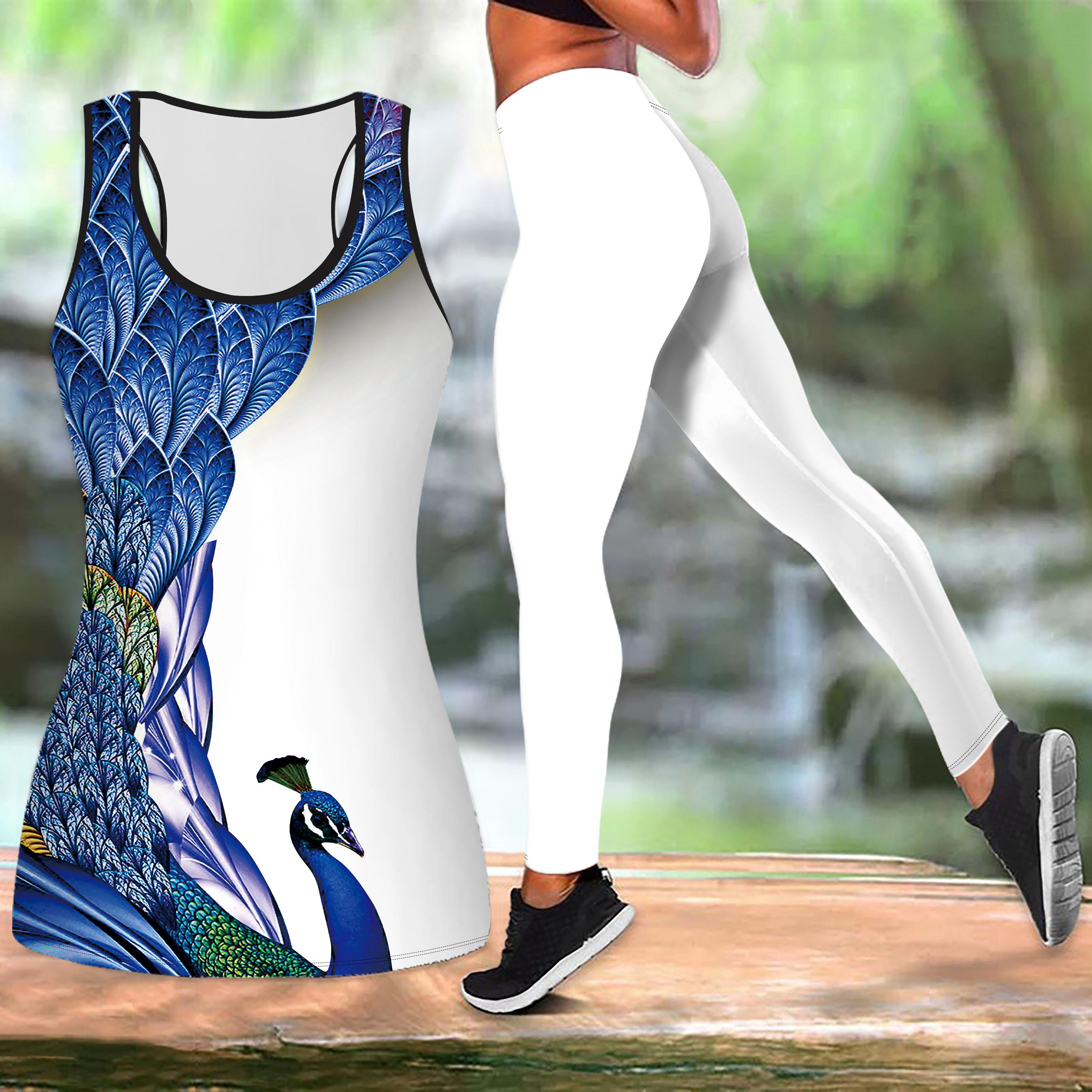 Костюм для йоги с принтом павлиньих перьев для женщин, модные леггинсы для тренировок, фитнес, спортивный повседневный комплект для йоги, спортивный костюм 8XL белый
Костюм для йоги с принтом павлиньих перьев для женщин, модные леггинсы для тренировок, фитнес, спортивный повседневный комплект для йоги, спортивный костюм 8XL белый