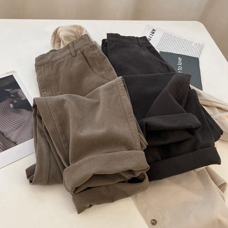 Plus Size High Waist Cargo Pants - Korean Style Loose Fit, Neutral BF Look, Spring Casual Straight Leg for Women, Up to 300 Jin 4XL for 245-300 jin чёрный
Plus Size High Waist Cargo Pants - Korean Style Loose Fit, Neutral BF Look, Spring Casual Straight Leg for Women, Up to 300 Jin 4XL for 245-300 jin чёрный