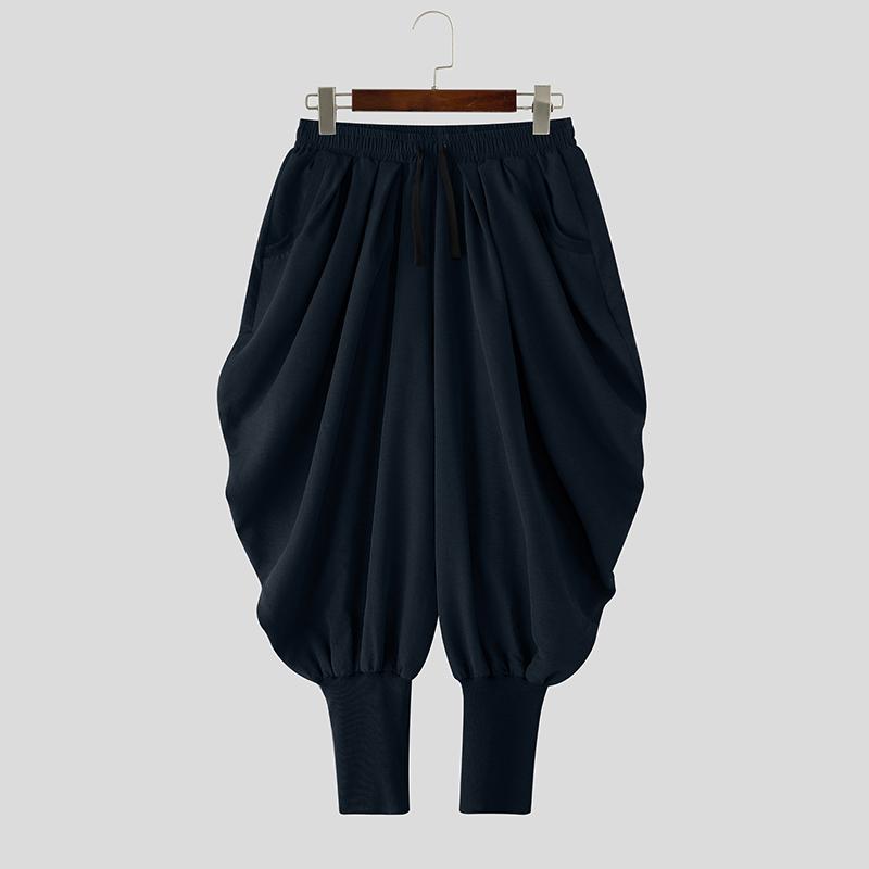 INCERUN Men Drawstring Elastic Waist Ruffled Gothic Casual Long Harem Pants Trousers 5XL синий
INCERUN Men Drawstring Elastic Waist Ruffled Gothic Casual Long Harem Pants Trousers 5XL синий