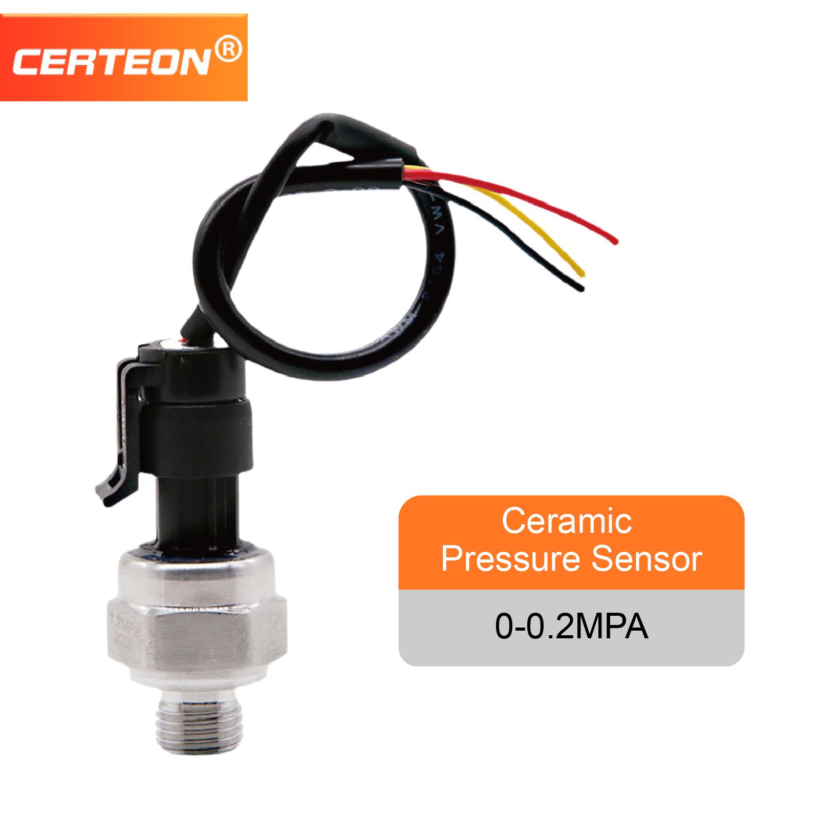 G1/4 Ceramic Pressure Sensor High-Accuracy Compact Pressure Transducer for Gas and Liquid Industrial Waterproof Design Output0.5-4.5V
G1/4 Ceramic Pressure Sensor High-Accuracy Compact Pressure Transducer for Gas and Liquid Industrial Waterproof Design Output0.5-4.5V