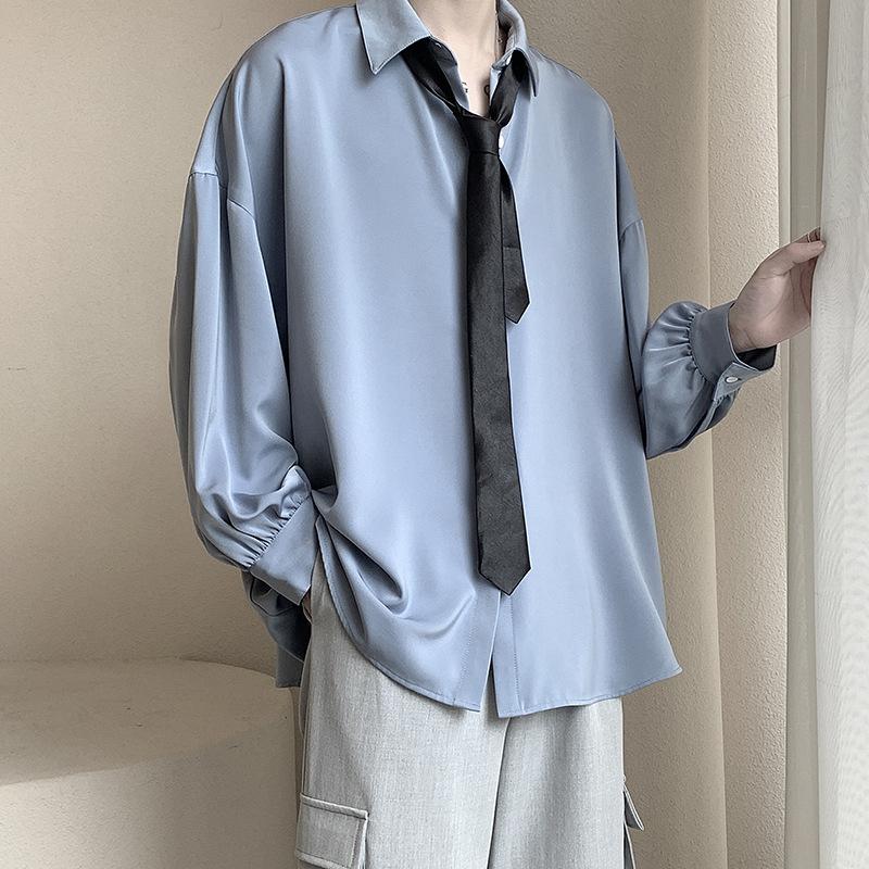 Spring Men s Casual Solid Color Long Sleeve Shirt M синій
Spring Men s Casual Solid Color Long Sleeve Shirt M синій