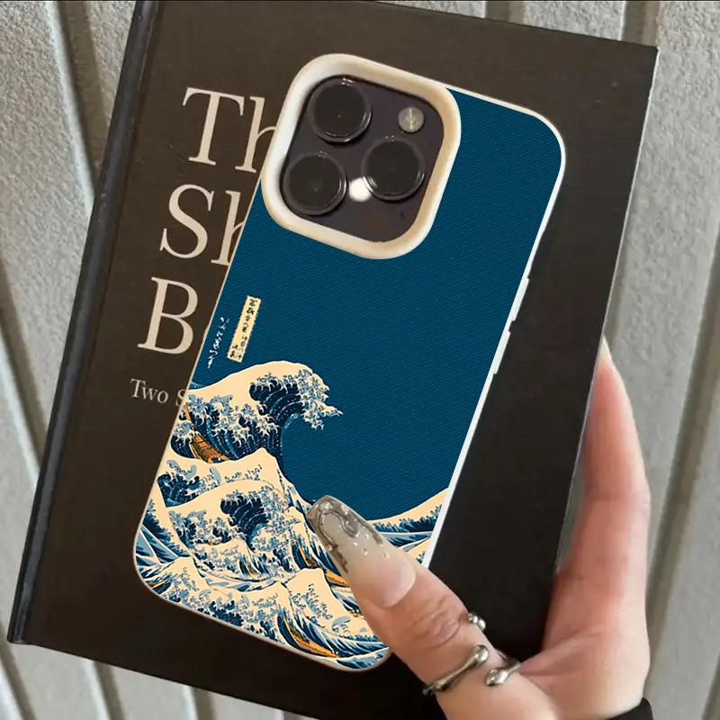 Surging waves Pattern Lychee Texture Silicone Phone Case For iPhone 11 12 13 14 15 16 17 Pro Max 15 Plus 17 Air Soft Cover iPhone 16e
Surging waves Pattern Lychee Texture Silicone Phone Case For iPhone 11 12 13 14 15 16 17 Pro Max 15 Plus 17 Air Soft Cover iPhone 16e