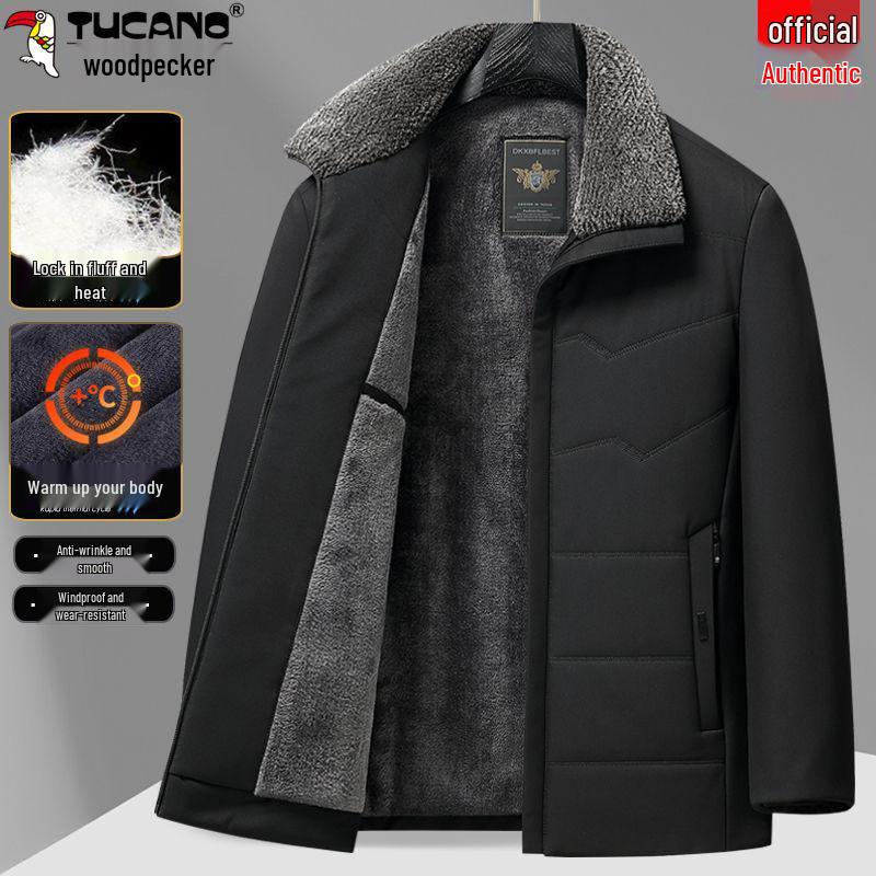 Woodpecker Men s Mid-aged & Elderly Winter Cotton Jacket - Thick, Warm Dad/Grandpa Outerwear 175 (80-100 jin)
Woodpecker Men s Mid-aged & Elderly Winter Cotton Jacket - Thick, Warm Dad/Grandpa Outerwear 175 (80-100 jin)