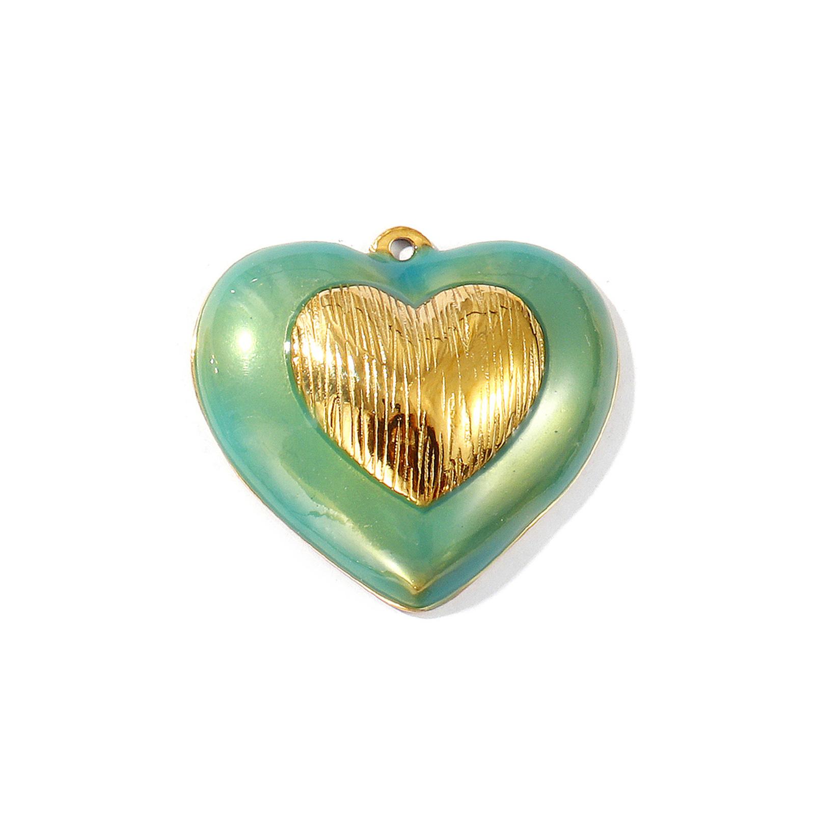 2 PCs 304 Stainless Steel Charms 18K Gold Plated Enamel Heart Flower Pendant For DIY Necklace Bracelet Jewelry Making Findings
2 PCs 304 Stainless Steel Charms 18K Gold Plated Enamel Heart Flower Pendant For DIY Necklace Bracelet Jewelry Making Findings