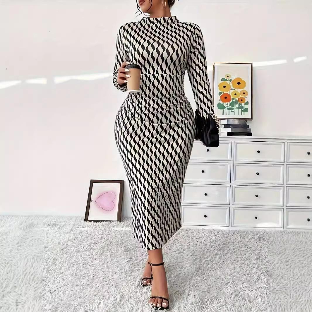 Женское платье сексуальное облегающее длинное платье с длинным рукавом платья больших размеров 3XL чёрный
Женское платье сексуальное облегающее длинное платье с длинным рукавом платья больших размеров 3XL чёрный