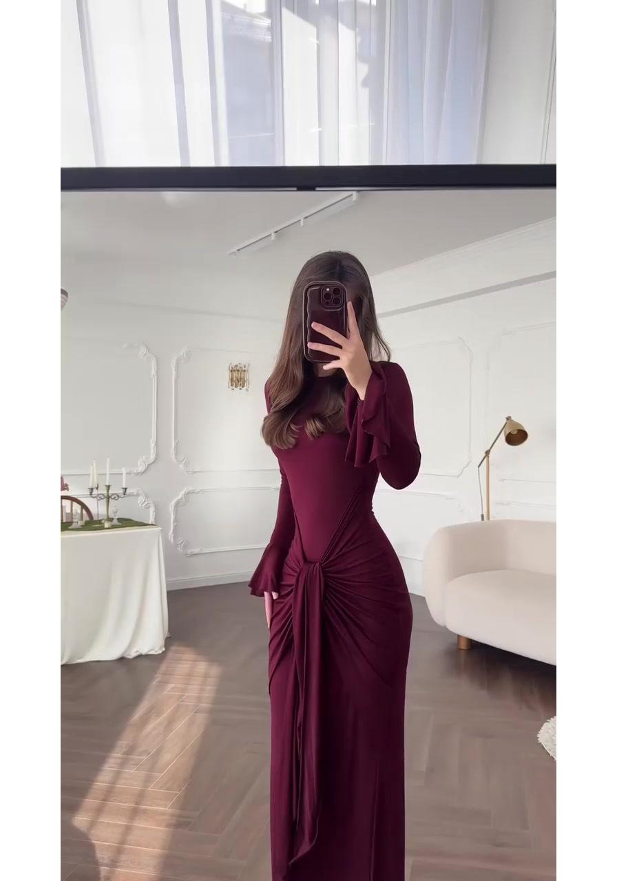 2025 Summer Elegant Slimming Long Sleeve Dress for Women XXL вина червоного кольору
2025 Summer Elegant Slimming Long Sleeve Dress for Women XXL вина червоного кольору