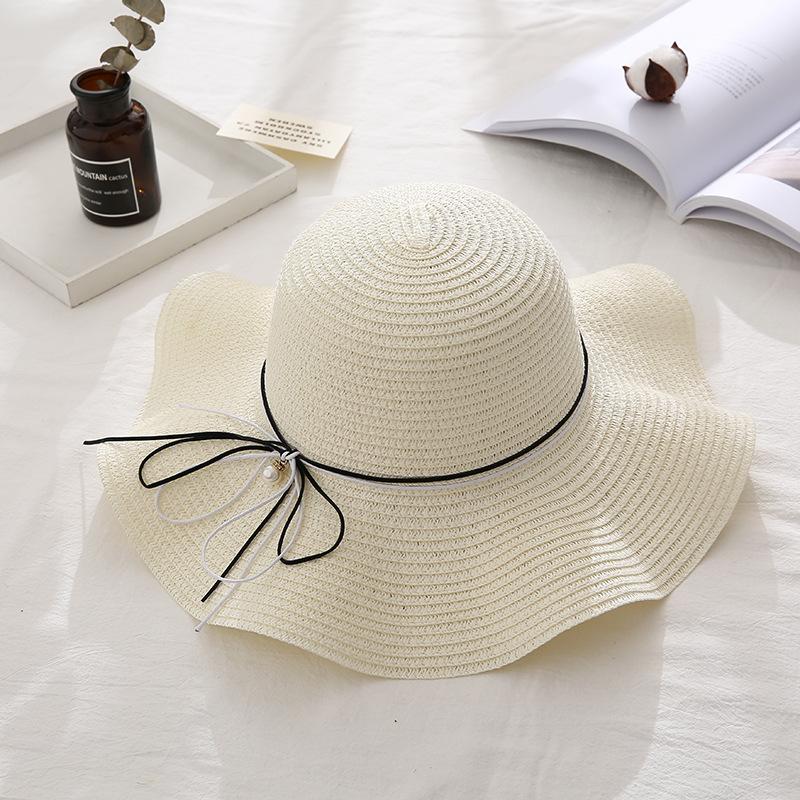 W41 Hat Female Summer Japanese Wild Beach Straw Hat Small Fresh Bow Adjustable Holiday Outing Sun Hat 56-58CM
W41 Hat Female Summer Japanese Wild Beach Straw Hat Small Fresh Bow Adjustable Holiday Outing Sun Hat 56-58CM