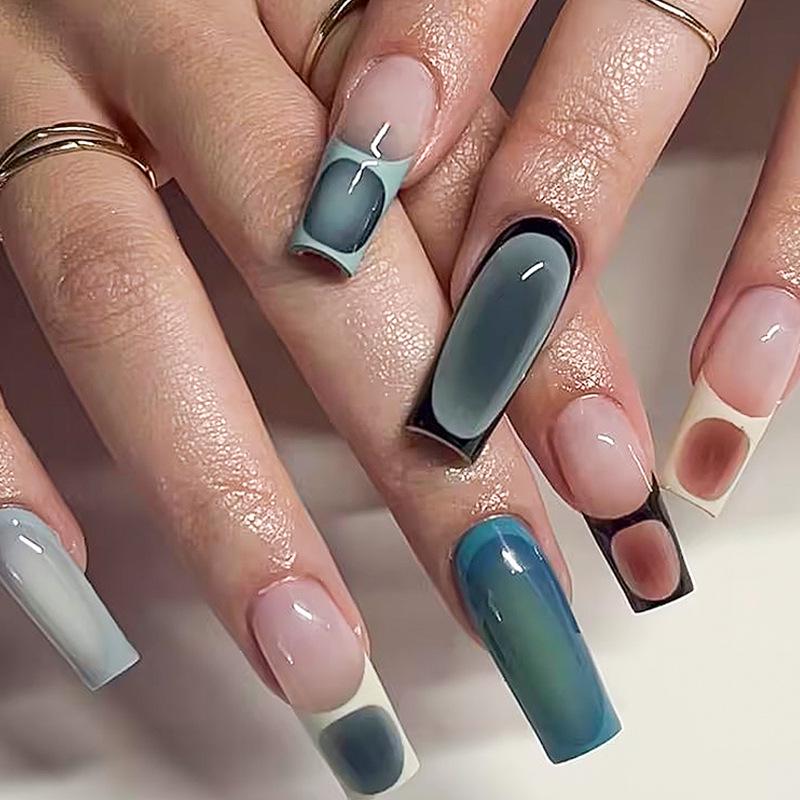 Cross-Border Exclusive French Ombre Wear-On Water Pipe Nail Tips - Removable False Nails
Cross-Border Exclusive French Ombre Wear-On Water Pipe Nail Tips - Removable False Nails