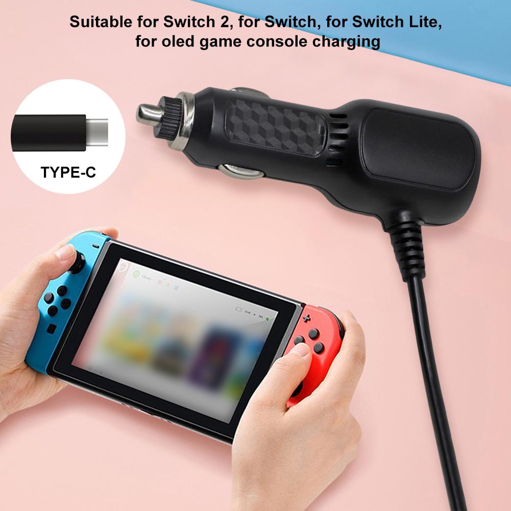 Car Charger USB Type C Fast Charging Adapter Cable for Switch 2 High Speed Power Car Charger Adapter for Switch for Switch Lite For Switch 2
Car Charger USB Type C Fast Charging Adapter Cable for Switch 2 High Speed Power Car Charger Adapter for Switch for Switch Lite For Switch 2