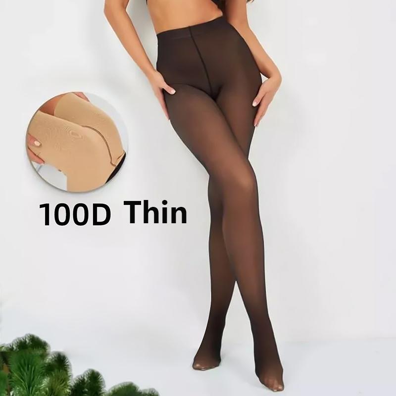 100G/200G Fleece Lined Thermal Tights Women Fake Translucent Warm Pantyhose Leggings Sheer Thick Tights For Autumn Winter L
100G/200G Fleece Lined Thermal Tights Women Fake Translucent Warm Pantyhose Leggings Sheer Thick Tights For Autumn Winter L