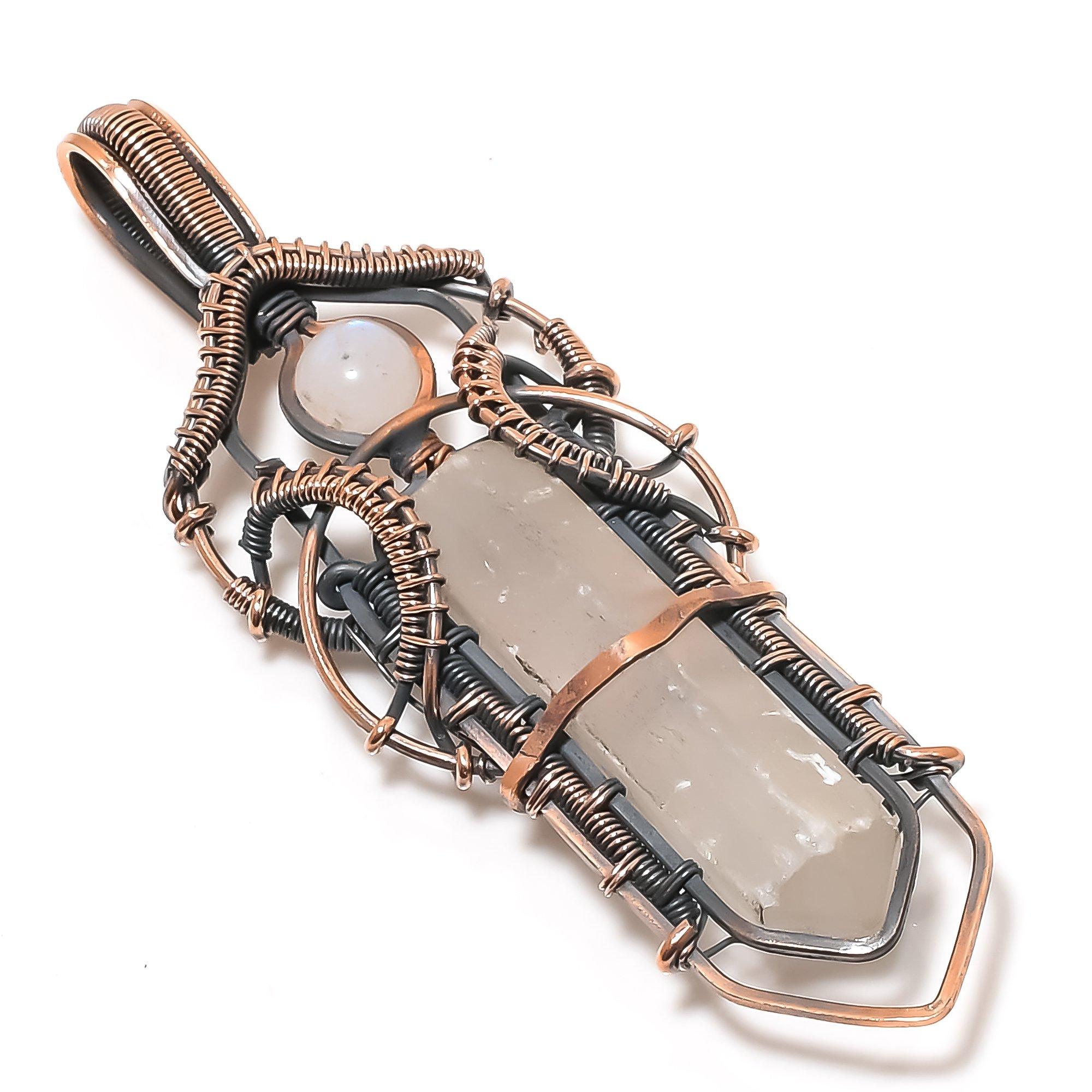 Украшения из селенита, Подвеска из драгоценного камня ручной работы, Подвеска, обернутая медной проволокой 999 пробы, Антикварные украшения, Для подарка на помолвку
Украшения из селенита, Подвеска из драгоценного камня ручной работы, Подвеска, обернутая медной проволокой 999 пробы, Антикварные украшения, Для подарка на помолвку