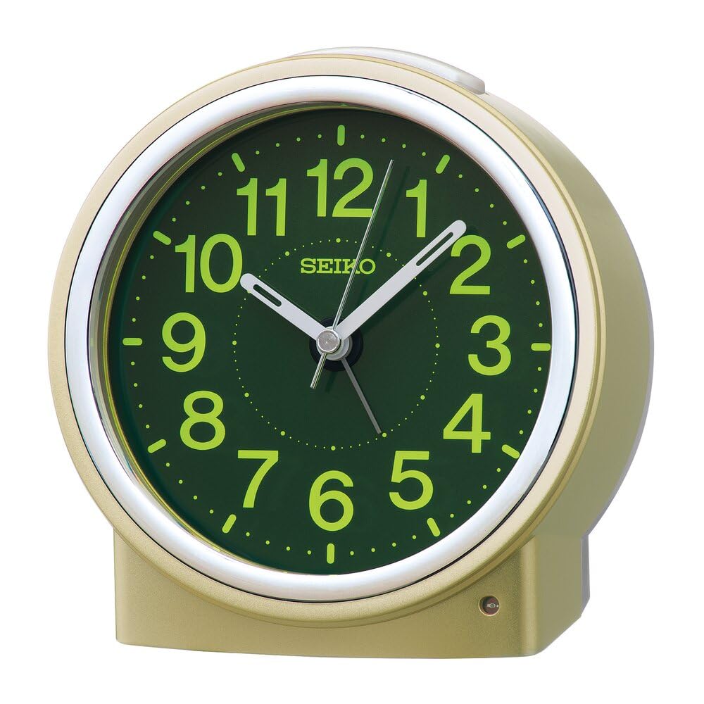 Seiko Clock Alarm Clock Table Clock Automatic Lighting Analog Light Concentrating Resin Dial Visible Even at Night Light Gold Pearl 116 x 115 x 81mm
Seiko Clock Alarm Clock Table Clock Automatic Lighting Analog Light Concentrating Resin Dial Visible Even at Night Light Gold Pearl 116 x 115 x 81mm