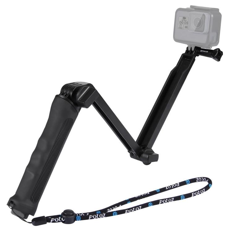 PULUZ 3-Way Grip Foldable Tripod Selfie-Pack Extension Monopod для GoPro, Insta360 ONE R, DJI Osmo Action та інших екшн-камер, довжина: 20-58 см
PULUZ 3-Way Grip Foldable Tripod Selfie-Pack Extension Monopod для GoPro, Insta360 ONE R, DJI Osmo Action та інших екшн-камер, довжина: 20-58 см