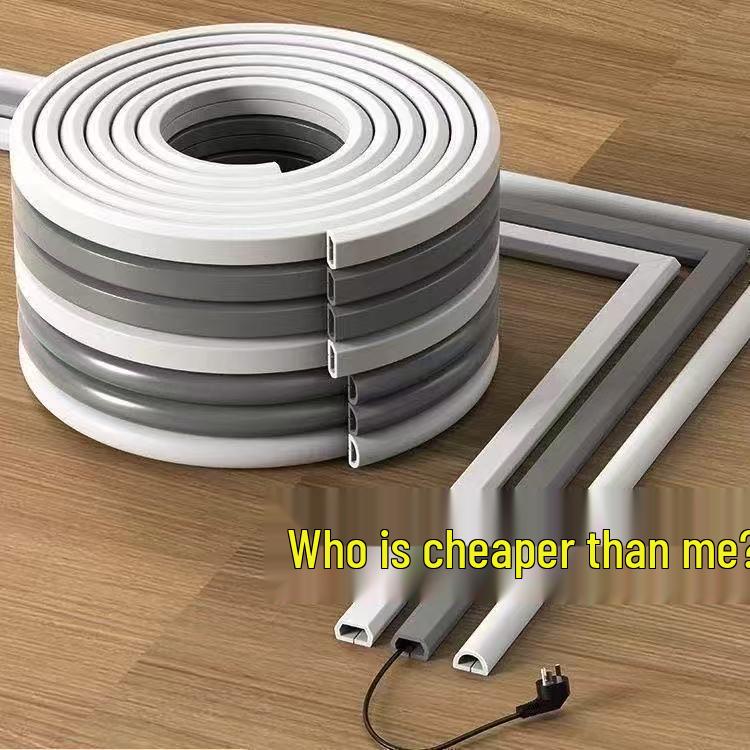 Self-Adhesive PVC Floor Cable Duct: Anti-Slip Wiring Cover and Management Solution Gray Curved 15mm Wide
Self-Adhesive PVC Floor Cable Duct: Anti-Slip Wiring Cover and Management Solution Gray Curved 15mm Wide