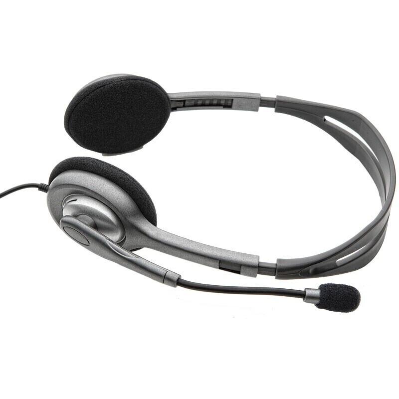 Logitech H110 Wired Headset with Microphone
Logitech H110 Wired Headset with Microphone