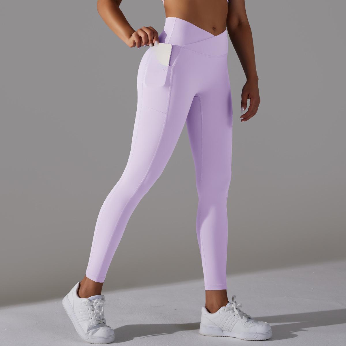 Women Cross Over High Waist Leggings Scrunch Sports Gym Leggins With Pocket Soft Tights Training Pants Booty Lifting XS світло-фіолетового кольору
Women Cross Over High Waist Leggings Scrunch Sports Gym Leggins With Pocket Soft Tights Training Pants Booty Lifting XS світло-фіолетового кольору