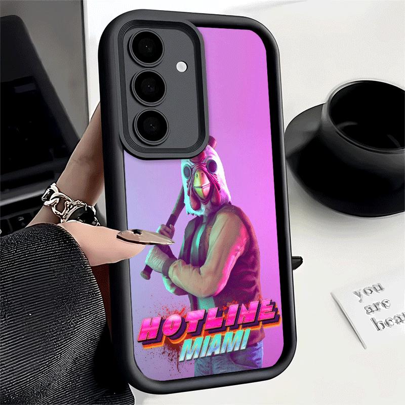 Phone Case for Samsung Galaxy S26 S25 Ultra S24 FE H-Hotline M-Miami Game Shell S23 Plus S22 + S21 S20 5G Soft Silicone Funda Samsung S25 Plus
Phone Case for Samsung Galaxy S26 S25 Ultra S24 FE H-Hotline M-Miami Game Shell S23 Plus S22 + S21 S20 5G Soft Silicone Funda Samsung S25 Plus