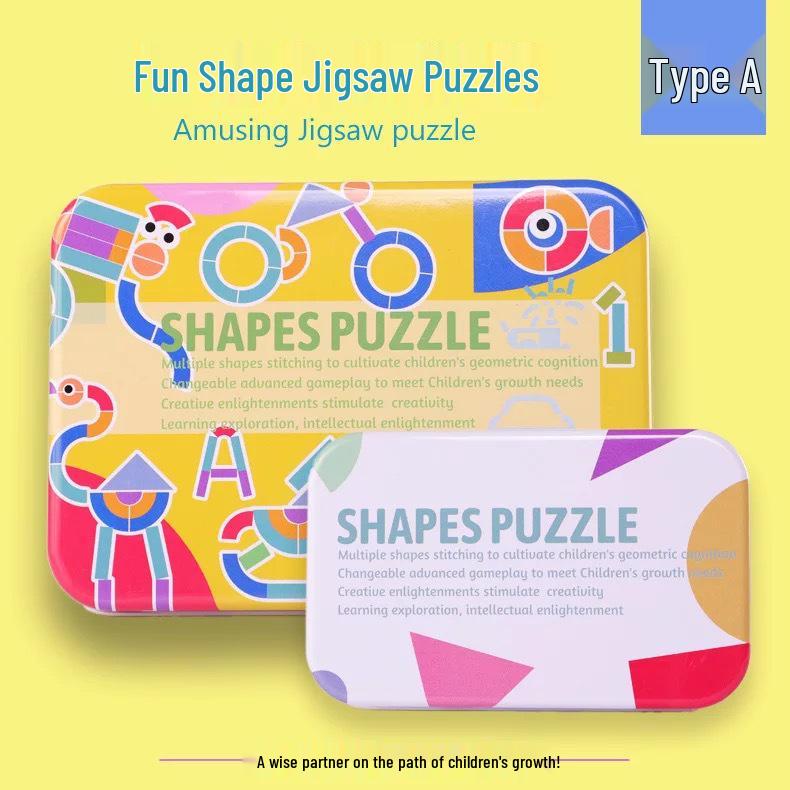 Geometric Shape Tangram Puzzle Wooden Toy for Toddlers
Geometric Shape Tangram Puzzle Wooden Toy for Toddlers