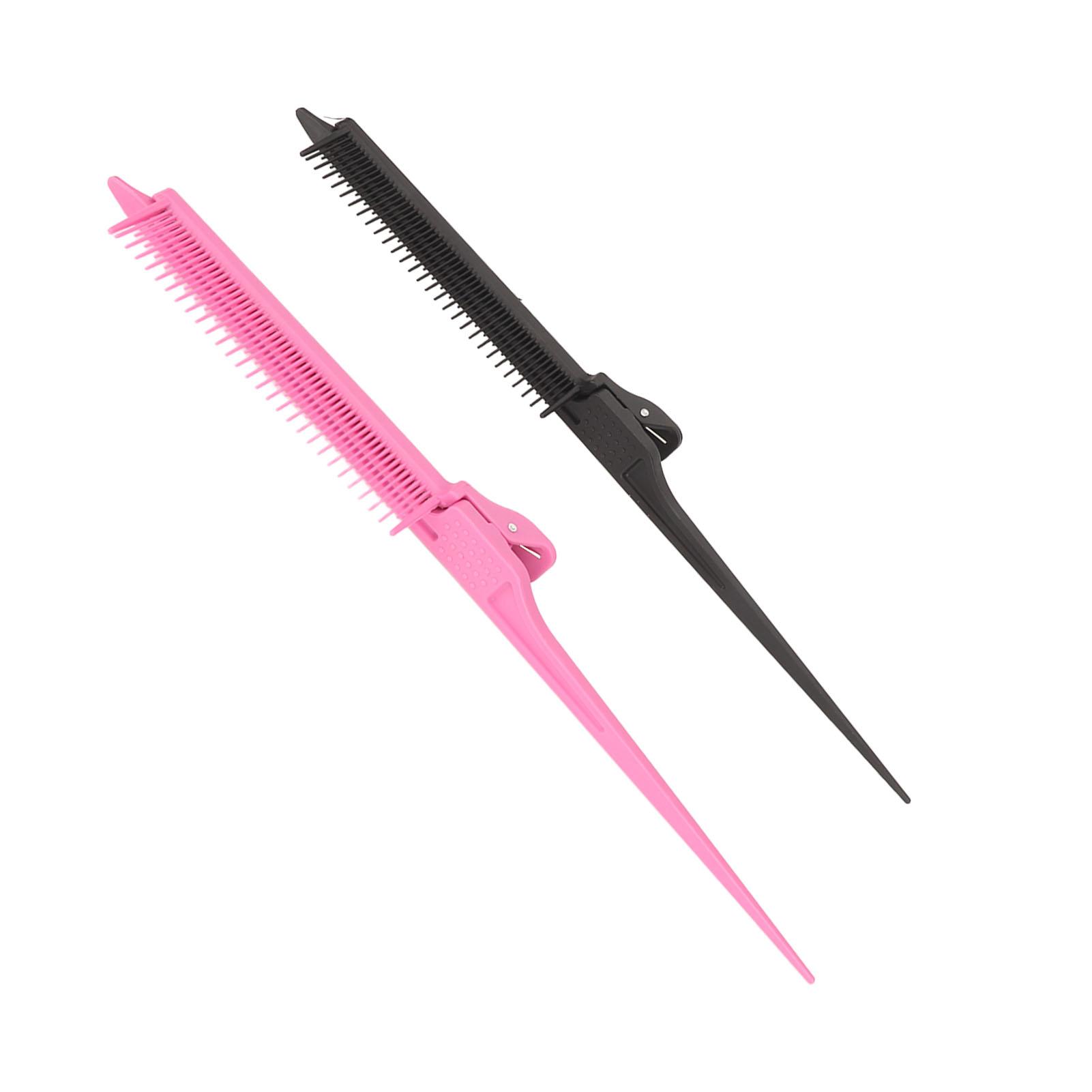 Tail Clip Comb Rounded Comb Teeth Ergonomic Slip Resistant Lightweight Comfortable Grasp for Home Hair Salon
Tail Clip Comb Rounded Comb Teeth Ergonomic Slip Resistant Lightweight Comfortable Grasp for Home Hair Salon