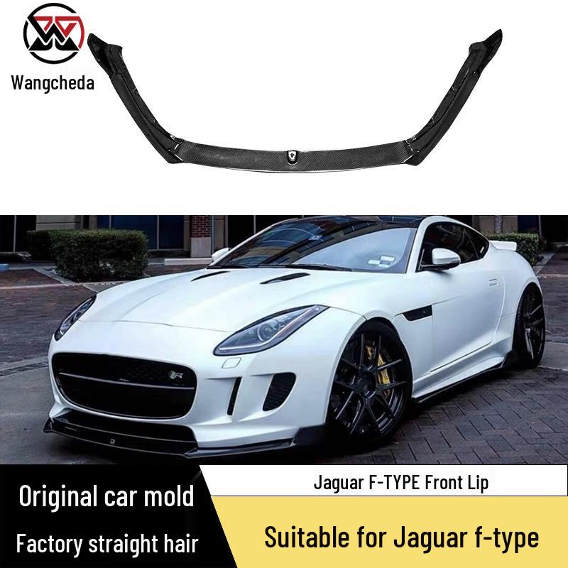 Jaguar F-Type Carbon Fiber Front Lip & Bumper Splitter Kit
Jaguar F-Type Carbon Fiber Front Lip & Bumper Splitter Kit