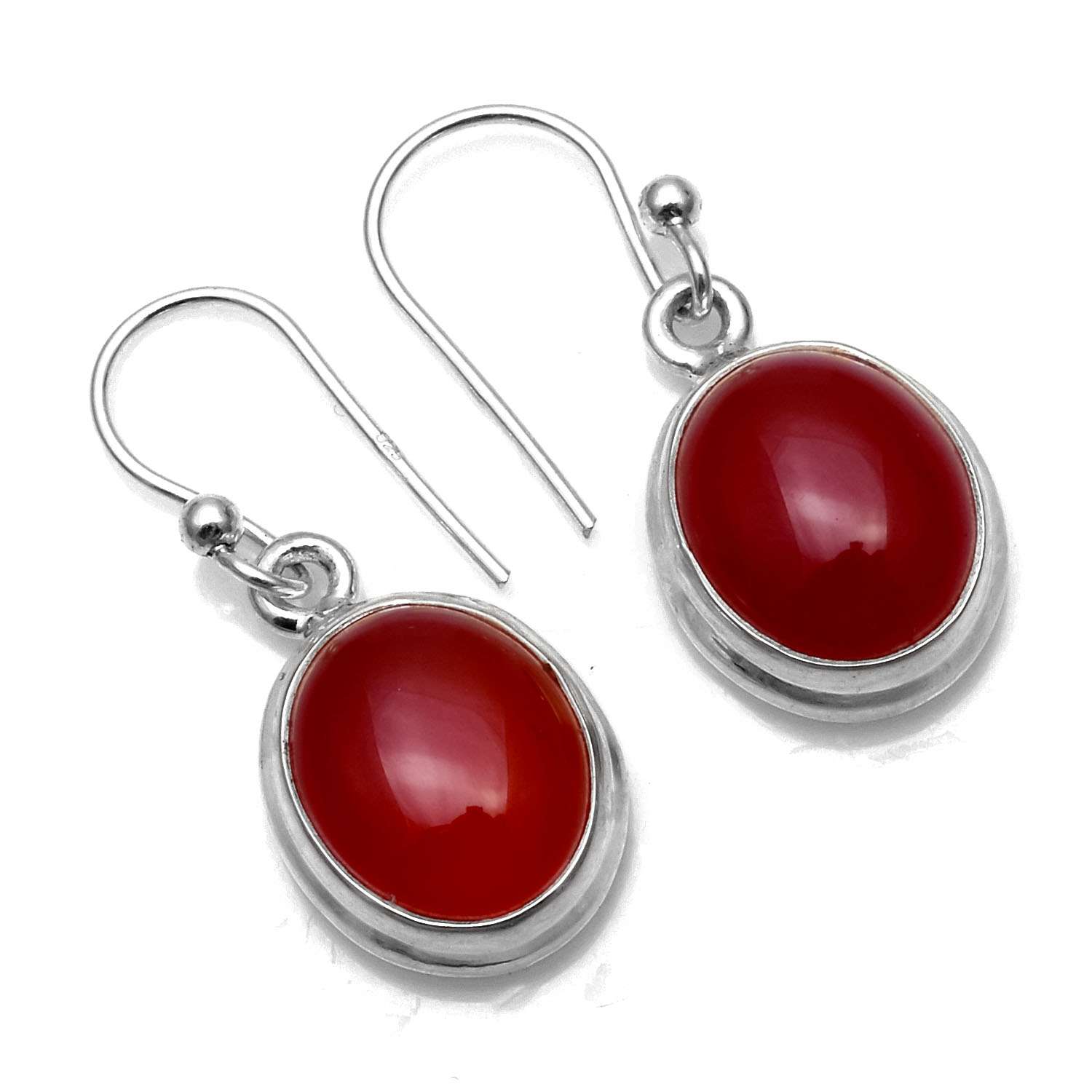 Carnelian Gemstone Earrings Solid 925 Sterling Silver Handmade Earrings Jewelry Gift For Women And Girls E-1475
Carnelian Gemstone Earrings Solid 925 Sterling Silver Handmade Earrings Jewelry Gift For Women And Girls E-1475