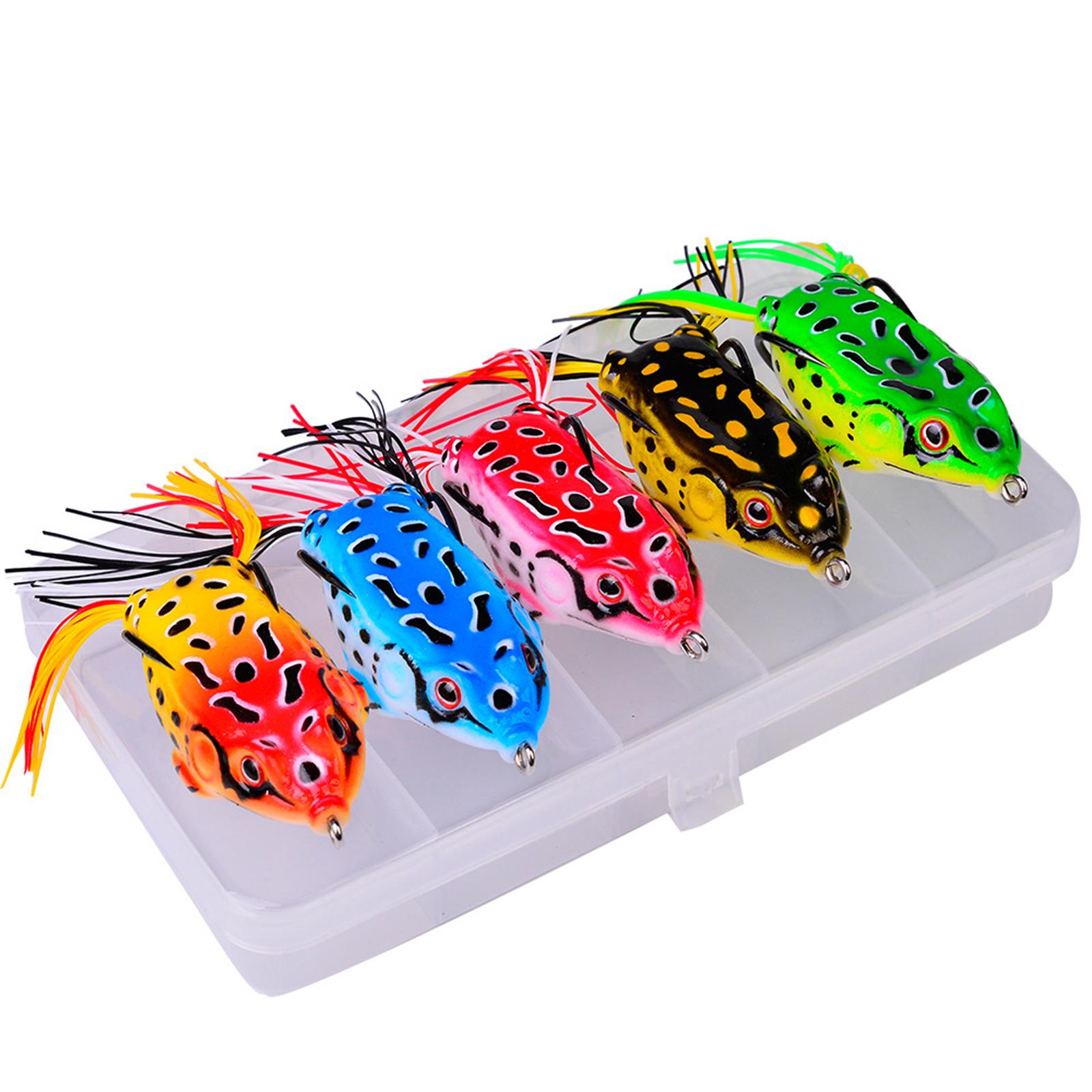 5Pcs Soft Baits Topwater Lures Set 5/9/13g Crankbait Lures Swimbait for Freshwater Saltwater Fishing
5Pcs Soft Baits Topwater Lures Set 5/9/13g Crankbait Lures Swimbait for Freshwater Saltwater Fishing