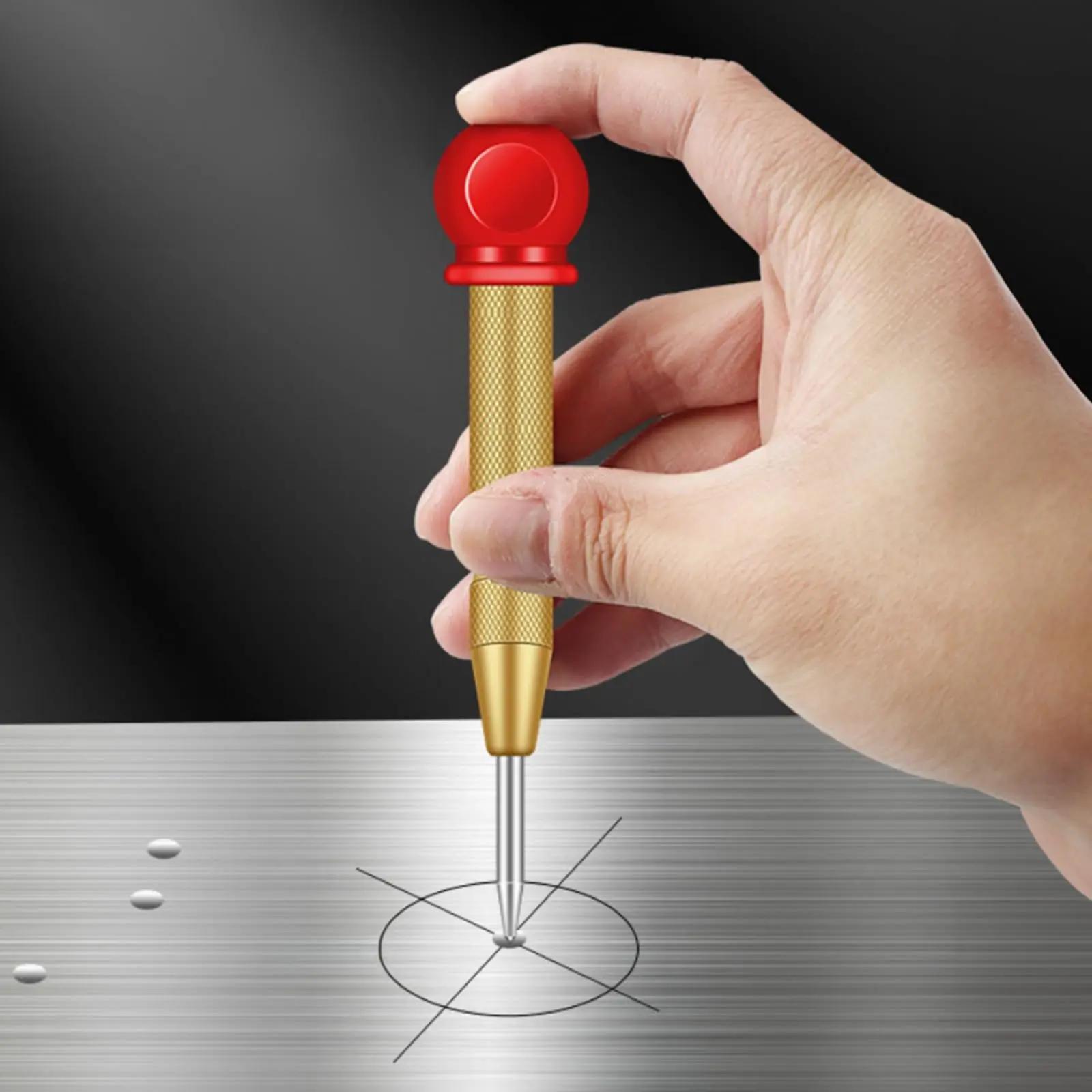 Handheld Automatic Center Punch with Protective Cap, Positioning Mark Tool for Metal, Woodworking & DIY Projects золотий
Handheld Automatic Center Punch with Protective Cap, Positioning Mark Tool for Metal, Woodworking & DIY Projects золотий
