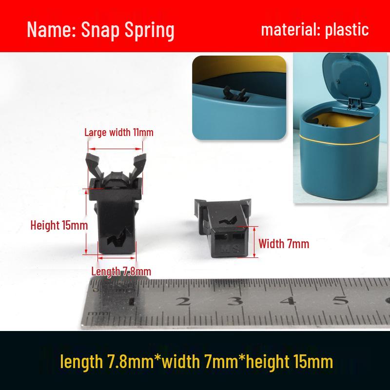Press-Lock Plastic Spring Buckle for Tea Cans & Car Glasses Storage
Press-Lock Plastic Spring Buckle for Tea Cans & Car Glasses Storage