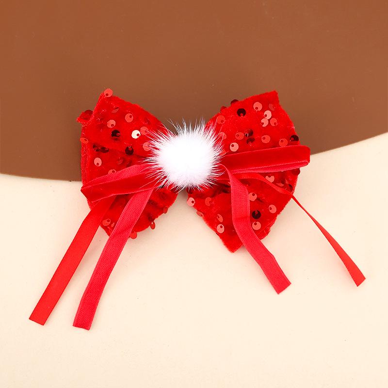 Festive Red Bow Tassel Hair Clip for Girls and Women - Christmas & New Year Ponytail Accessory
Festive Red Bow Tassel Hair Clip for Girls and Women - Christmas & New Year Ponytail Accessory