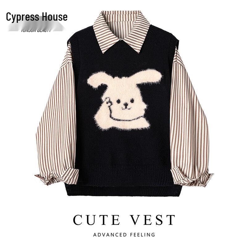 Женский мультяшный пуловер без рукавов свободного кроя с круглым вырезом Sibaisha M
Женский мультяшный пуловер без рукавов свободного кроя с круглым вырезом Sibaisha M