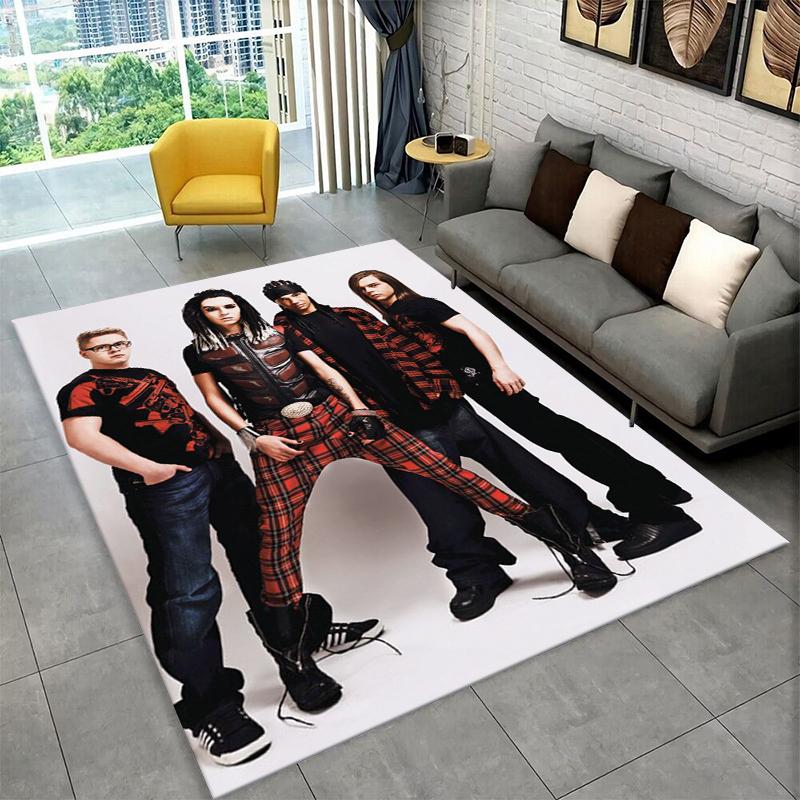 Rock Band Tokio Hotel Bill Kaulitz Carpet Rug for Bedroom Living Room Sofa Playroom Doormat Home Decor,Kid Area Rug Non-slip 40x60cm
Rock Band Tokio Hotel Bill Kaulitz Carpet Rug for Bedroom Living Room Sofa Playroom Doormat Home Decor,Kid Area Rug Non-slip 40x60cm