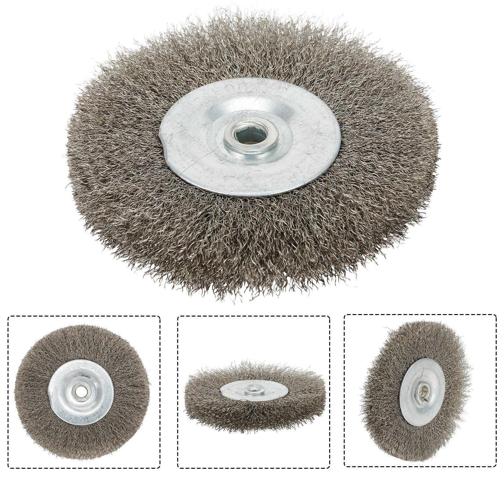1Pc 3 Inch Crimped Stainless Steel Wire Wheel Brush Bench Grinder Abrasive Tool 13mm Hole For Deburring Rust Cleaning Polishing
1Pc 3 Inch Crimped Stainless Steel Wire Wheel Brush Bench Grinder Abrasive Tool 13mm Hole For Deburring Rust Cleaning Polishing